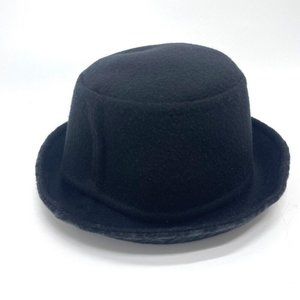 Authentic DIOR 11DCH923I100 Oblique CHIC bob hat wool Black